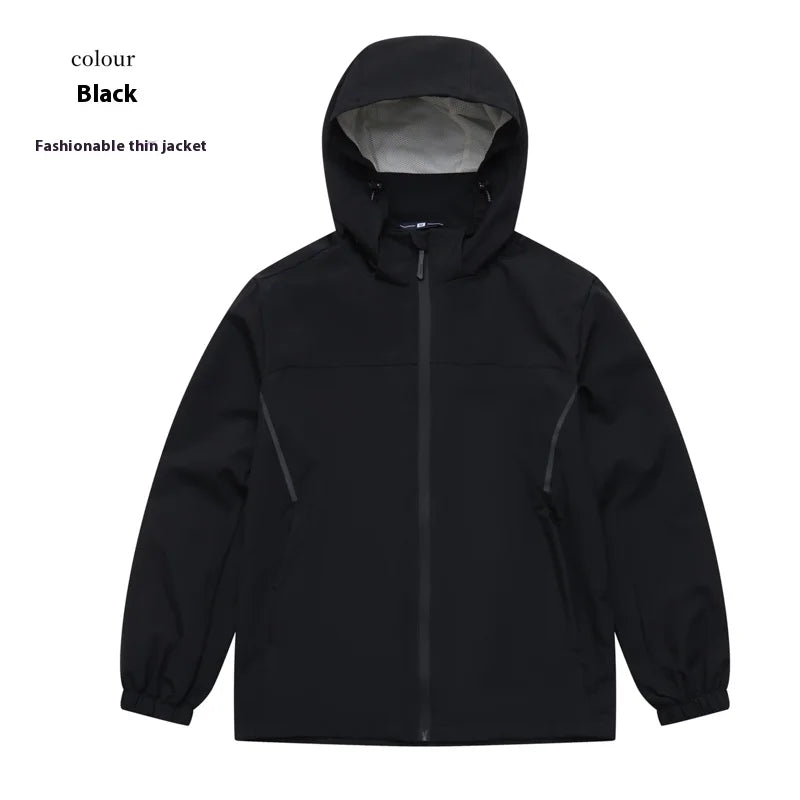 Men's and Women's Outdoor Jackets Spring and Autumn New Jackets Soft Shell Three-proof Jackets Outdoor High-quality Sports Tops