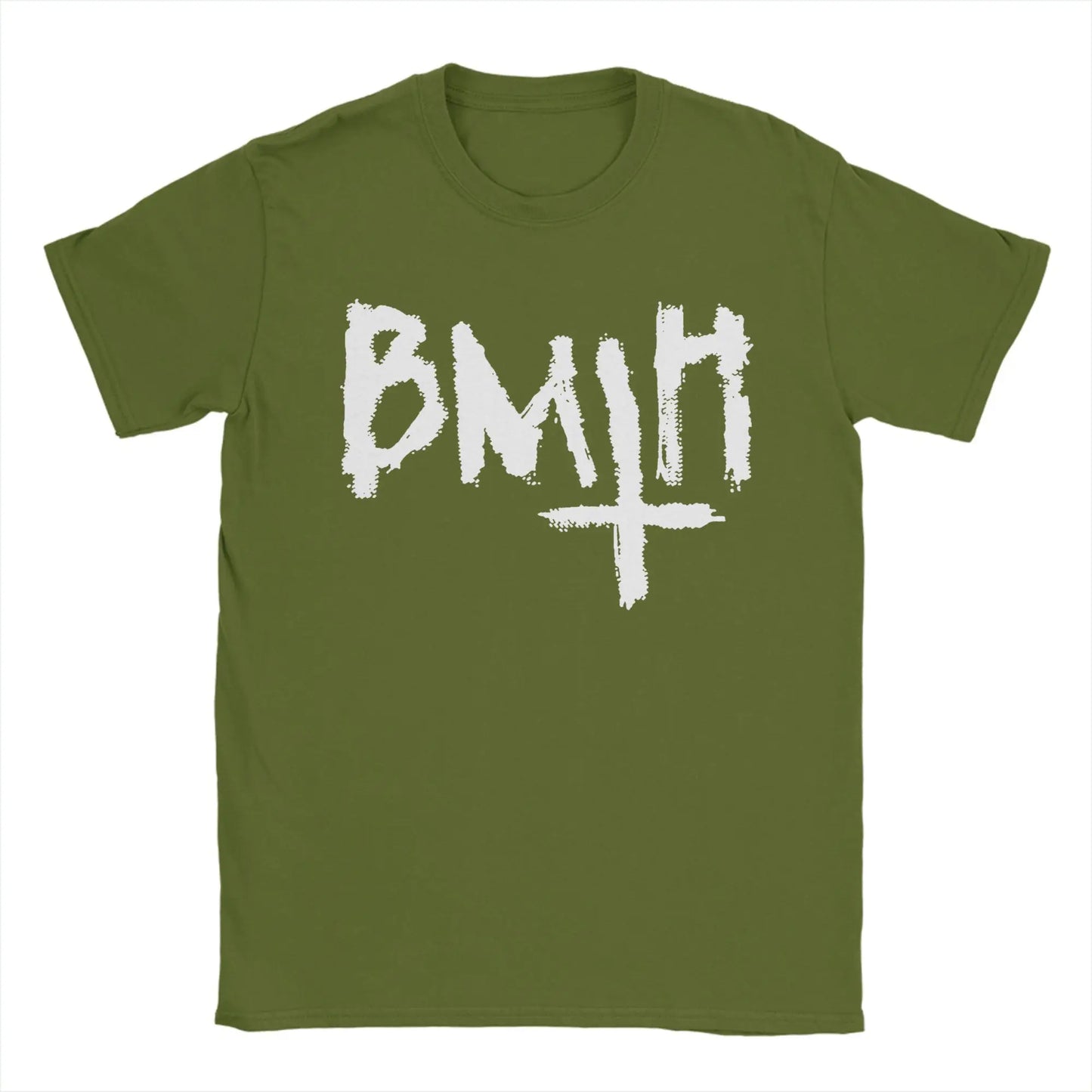 Men's T-Shirts Brings Me the Horizons BMTH Funny Pure Cotton Tees Short Sleeve  T Shirts O Neck Clothing New Arrival