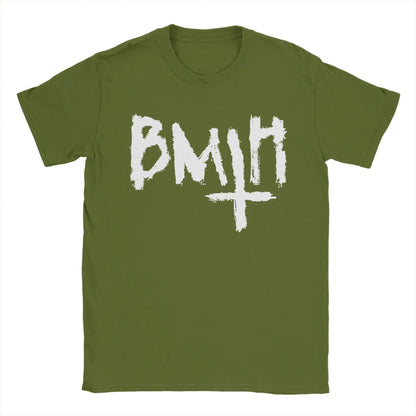 Men's T-Shirts Brings Me the Horizons BMTH Funny Pure Cotton Tees Short Sleeve  T Shirts O Neck Clothing New Arrival