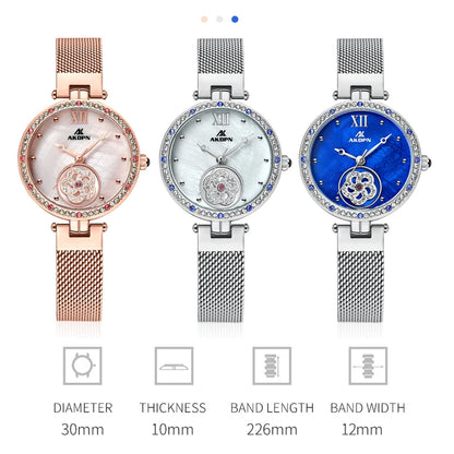 New brand watches, fashionable and light luxury, with small dials, diamond-encrusted and waterproof, are available for wholesale