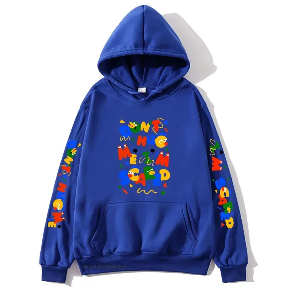 2025 Cartoon Graphic Dont Hug Me Im Scared Hoodies Men's Sweatshirts Unisex Sudaderas for Women Clothing Harajuku Top Y2k