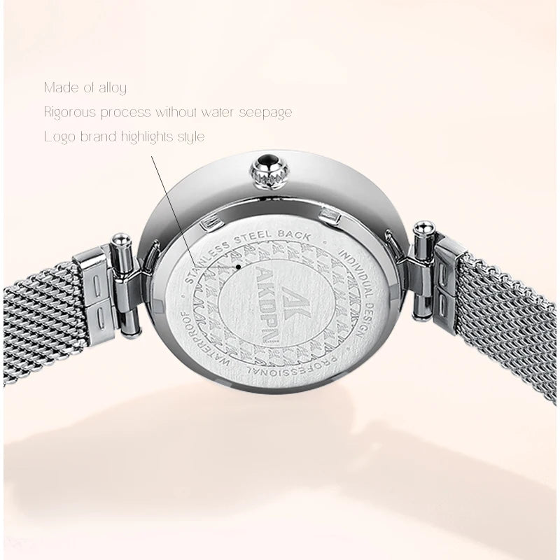 New brand watches, fashionable and light luxury, with small dials, diamond-encrusted and waterproof, are available for wholesale