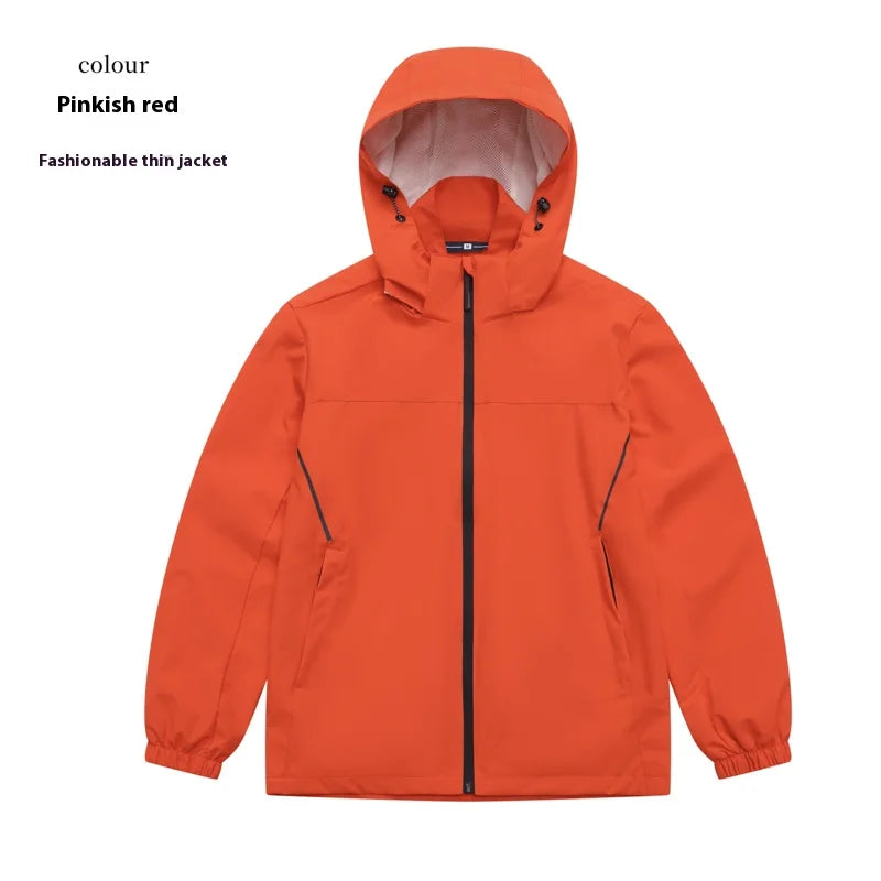 Men's and Women's Outdoor Jackets Spring and Autumn New Jackets Soft Shell Three-proof Jackets Outdoor High-quality Sports Tops
