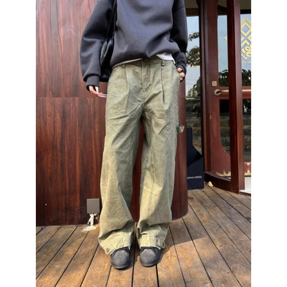 New High Waisted Straight Leg Loose Jeans Are Comfortable Breathable Fashionable and Trendy They Are Unisex Carrot Pants