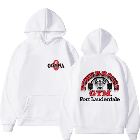 Hip Hop OLYMPIA Gym Mens Hoodies Harajuku Women/Men Hoodie Oversized Y2K Unisex Jogger Sportswear Clothes Fashion Streetwear
