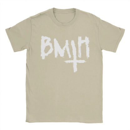 Men's T-Shirts Brings Me the Horizons BMTH Funny Pure Cotton Tees Short Sleeve  T Shirts O Neck Clothing New Arrival
