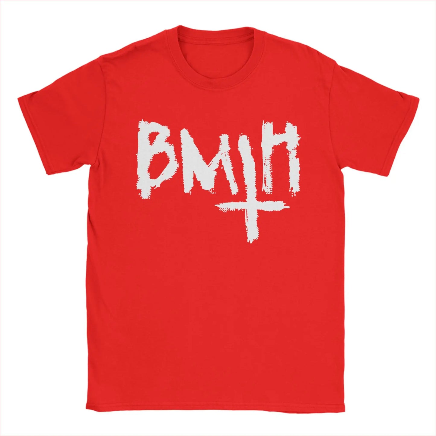Men's T-Shirts Brings Me the Horizons BMTH Funny Pure Cotton Tees Short Sleeve  T Shirts O Neck Clothing New Arrival
