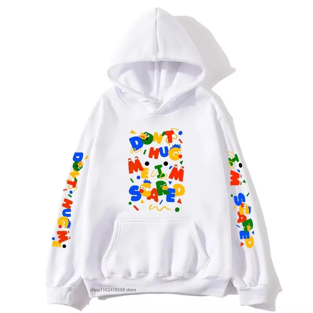 2025 Cartoon Graphic Dont Hug Me Im Scared Hoodies Men's Sweatshirts Unisex Sudaderas for Women Clothing Harajuku Top Y2k