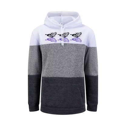 Hoodies Women Ethnic Style Printing Splicing Sweatshirts Quality Pullover Daily Casual Comfort Woman Clothing New Street Tops