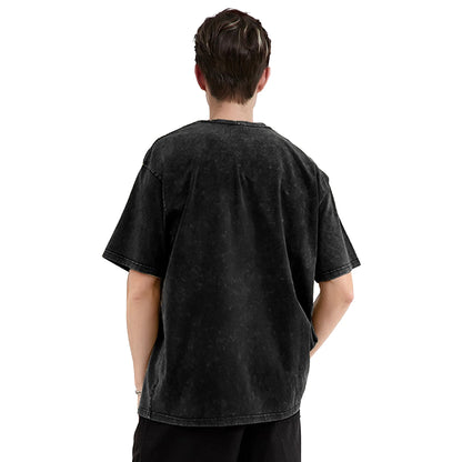 Washed T Shirt Malachi Barton Hip Hop Retro T-Shirts Oversize  Streetwear 100% Cotton Graphic Printed Tops Tops Tees Men Women
