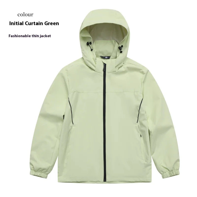 Men's and Women's Outdoor Jackets Spring and Autumn New Jackets Soft Shell Three-proof Jackets Outdoor High-quality Sports Tops
