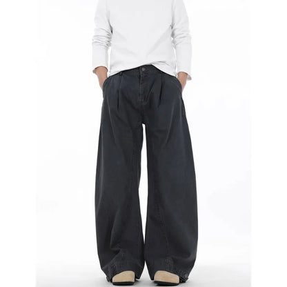 New High Waisted Straight Leg Loose Jeans Are Comfortable Breathable Fashionable and Trendy They Are Unisex Carrot Pants
