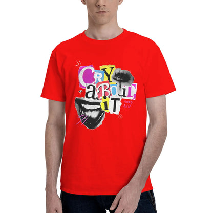Man T-Shirt Liv Morgan T-Shirts Fashion  Summer Tees Vintage Design Cotton Clothing Birthday Gift