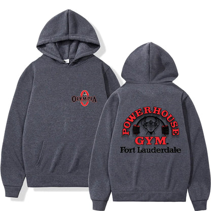 Hip Hop OLYMPIA Gym Mens Hoodies Harajuku Women/Men Hoodie Oversized Y2K Unisex Jogger Sportswear Clothes Fashion Streetwear