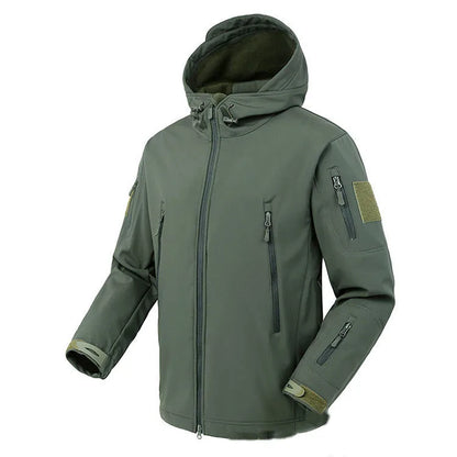 Men's Waterproof and Warm Jacket Outdoor Sports and Leisure Windproof and Cold Proof Hooded Jacket Men's Winter